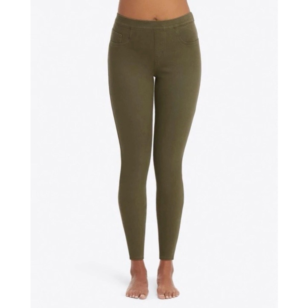 SPANX Olive Green Faux Pocket Leggings